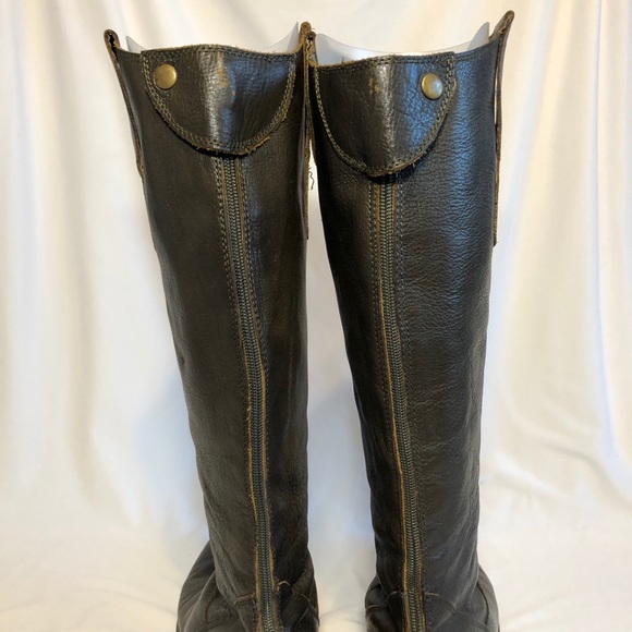 Miz Mooz Green Leather Boots - Picture 9 of 15